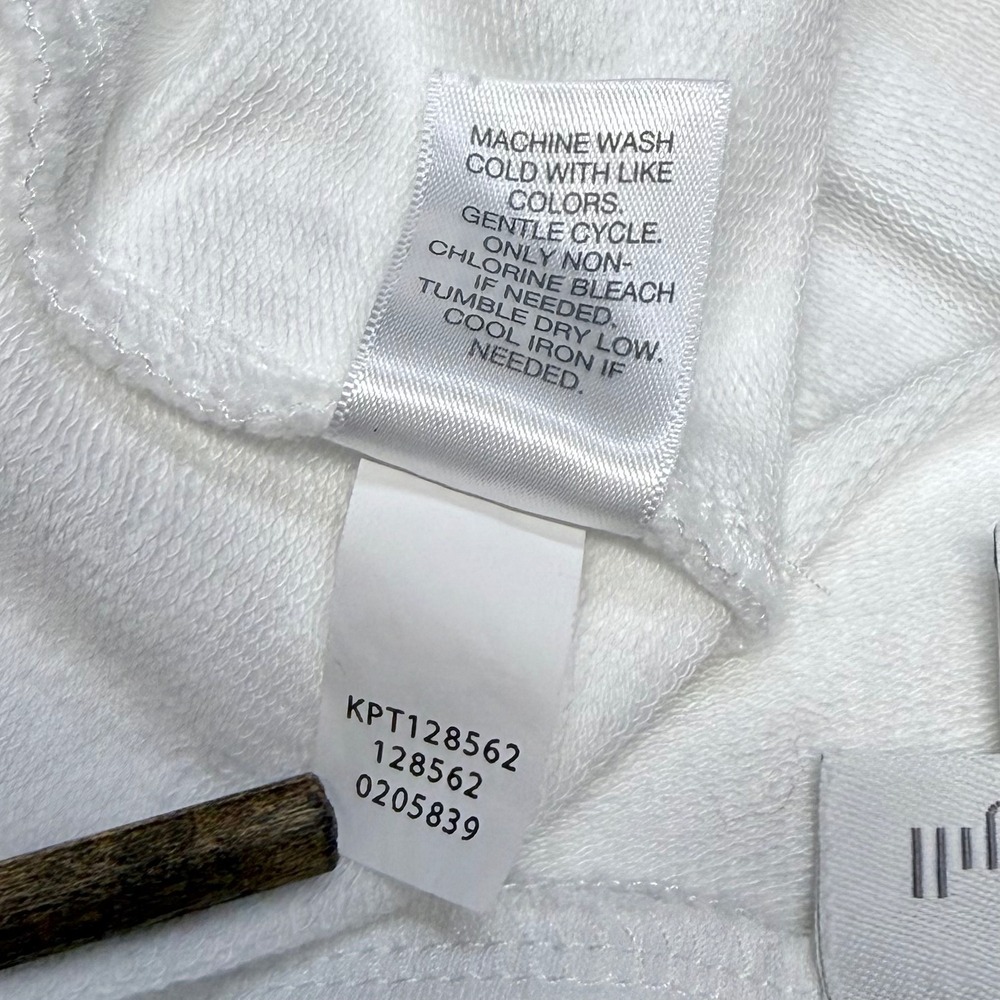 Pure Jill Slim-Leg Cropped Pants Womens XS Petite White Pima Cotton Stretch - Picture 5 of 12
